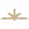 Ekena Millwork Redmond Rough Sawn Timber Gable Bracket, Douglas Fir, 84"W x 31"H x 4"D x 6"F, 9/12 Pitch GBW084X31X0406RED00RDF - alternate 1